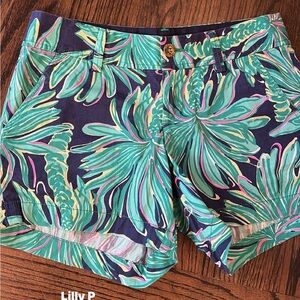 Lilly Pulitzer The Callahan short  Tropical  - Blue and Green size 0